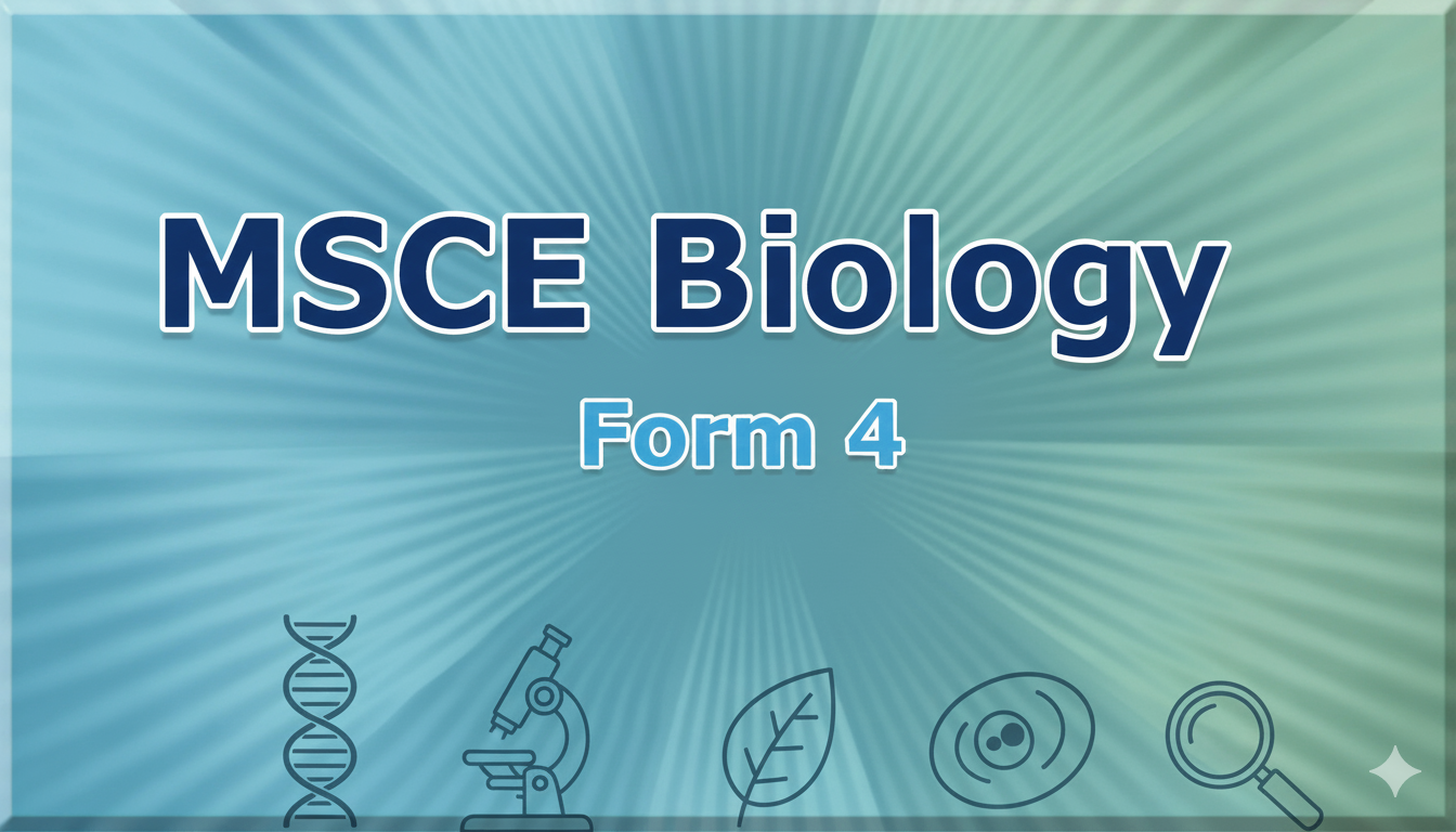 Form 4 Biology course